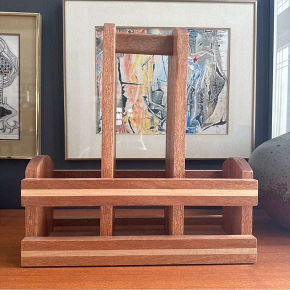 Handcrafted by Ken SIROIS Wood Gardening Tool Harvest Carrier Craftsmanship - Picture 9 of 12